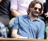Frédéric Beigbeder à Roland-Garros. 6/06/2010 