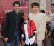 Ralph Macchio, Jaden Smith et Jackie Chan lors de l'avant-première de Karate Kid à Los Angeles le 7 juin 2010
