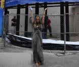 Molly Sims à New York, le 8 juin 2010