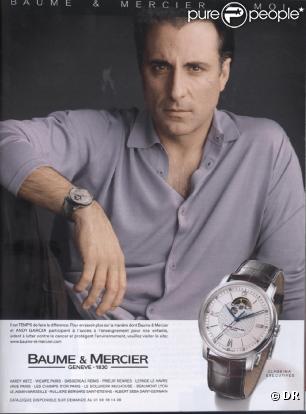 Andy Garcia pour Baume & Mercier