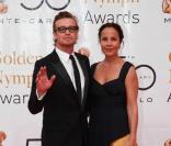 Simon Baker et son épouse Rebecca Rigg au 50ème Festival de télévision de Monte-Carlo (10 juin 2010 à Monte-Carlo)
