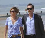 Charles Berling et sa compagne Virginie Couperie à la 24eme édition du festival du film romantique. 11 juin 2010 