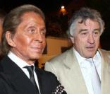 Robert De Niro et Valentino lors du Festival du Film de Taormine.