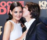 Katie Holmes et Tom Cruise, à l'occasion de l'avant-première de  Night and Day , à Séville, en Espagne, le 16 juin 2010.