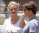 Tom Cruise et Cameron Diaz recréent une scène d'action de Night and Day , à l'occasion d'une journée promotionnelle, à Séville, en Espagne, le 16 juin 2010.