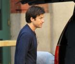 Jason Bateman et sa fille Francesca, 3 ans et demi, se promènent à New York, mardi 15 juin.