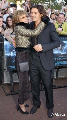 Orlando Bloom et sa mère sonia Constance Bloom 
