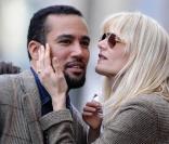 Laura Dern et son mari Ben Harper, lors d'une cérémonie à Hollywood, en décembre 2009.