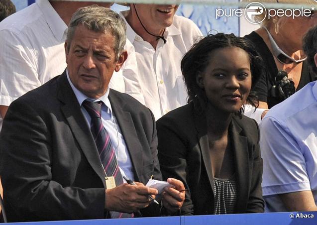 Rama Yade, à l'occasion de l'Open EDF, qui se tient au Lagardère Club de Paris, le 26 juin 2010. 