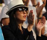 A Wimbledon 2010, les femmes de tennismen ont soutenu avec charme leurs champions respectifs... A l'image de Nolwenn Leroy, la compagne d'Arnaud Clément. 