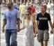 Eva Longoria et Tony Parker en vacances à Venise avec des amis, le 30 juin 2010