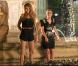 Leighton Meester et Blake Lively sur le tournage parisien de Gossip Girl, le 8 juillet 2010