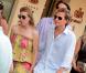 La princesse Beatrice, à Saint-Tropez, s'amuse avec son boyfriend Dave Clark, et des amis. Juillet 2010.