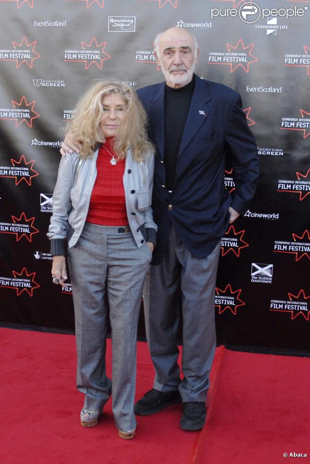 Sean Connery et son épouse Micheline