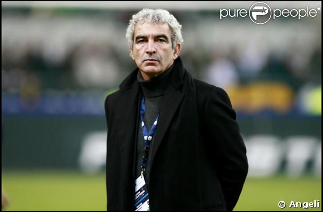 Raymond Domenech au match France-Angleterre