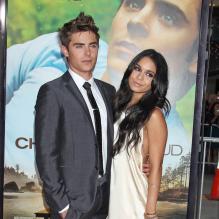 Zac Efron et Vanessa Hundgens lors de la première du film Charlie St. Cloud à Los Angeles, le 20 juillet 2010