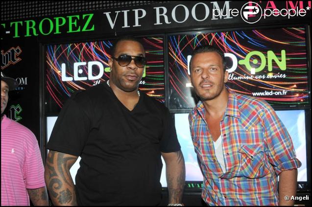 Busta Rhymes au VIP Room de Saint-Tropez le 30 juillet 2010.