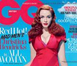 La ravissante Christina Hendricks en couverture de  GQ . 