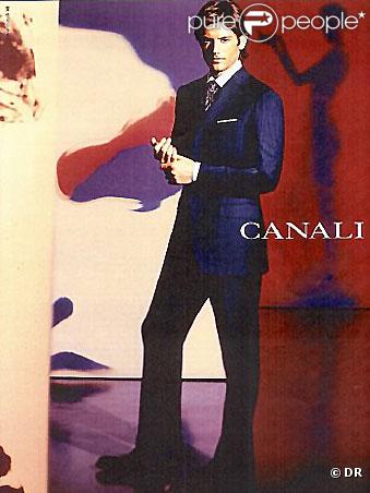 Louis Dowler a posé pour Canali 