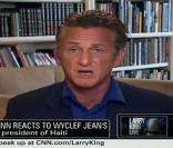 Sean Penn sur la candidature de Wyclef Jean à la présidence de Haïti, sur CNN, le 5 août 2010