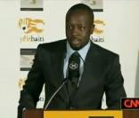 Wycelf Jean annonce sa candidature à la présidence de Haïti, sur CNN, le 5 août 2010