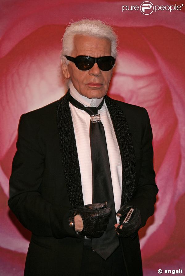 Le Bal de la Rose 2008 : le très souriant Karl Lagerfeld