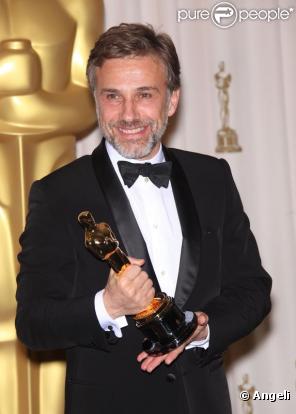 Christoph Waltz et son Oscar 
