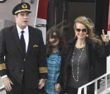 John Travolta, Kelly Preston et leur fille Ella<br />
