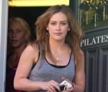 Hilary Duff sort de sa séance de sport au Pilates Class de Toluka Lake, jeudi 19 août.