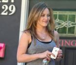 Hilary Duff sort de sa séance de sport au Pilates Class de Toluka Lake, jeudi 19 août.