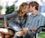 Chace Crowford et Katie Cassidy sur le tournage de Gossip Girl à New york, le 26 août 2010