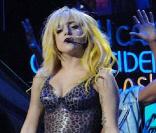 Lady Gaga en concert à Los Angeles, le 11 août 2010