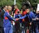 Mercredi 1er septembre, Zinedine Zidane rejoignait son copain Laurent Blanc et le groupe France à Clairefontaine pour une session d'entraînement technique et ludique !