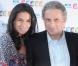 Michel Drucker et Marie Drucker à l'occasion de la conférence de presse de rentrée de France Télévisions, à Paris, le 3 septembre 2010.