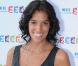 Laurie Cholewa à l'occasion de la conférence de presse de rentrée de France Télévisions, à Paris, le 3 septembre 2010.