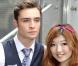 Ed Westwick est entouré de ses fans sur le tournage de Gossip Girl à New York le 3 septembre 2010