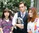 Ed Westwick est entouré de ses fans sur le tournage de Gossip Girl à New York le 3 septembre 2010