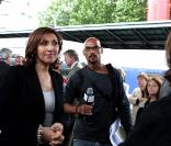 Nora Berra à l'inauguration du Train Alzheimer, à Gare de l'Est. 6/09/2010