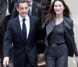 Carla Bruni et Nicolas Sarkozy<br />