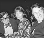 Claude Chabrol, Stephane Audran et Jean-Pierre Cassel 