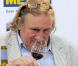 Gérard Depardieu lors de l'Hogatec 2010, à Düsseldorf, en Allemagne, le 12 septembre 2010.