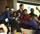 David Beckham assiste à la défaite de son équipe des Los Angeles Galaxy contre les Kansas City Wizards