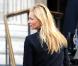 Kate Moss lors de la cérémonie privée en l'honneur du regretté Alexander McQueen. Le 20 septembre à Londres