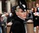 lors de la cérémonie privée en l'honneur du regretté Alexander McQueen. Le 20 septembre à Londres