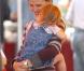 Jennifer Garner et ses filles au marché de Los Angeles (19 septembre 2010)