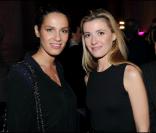 Elisa Tovati et Elisabeth Bost à la soirée de lancement de la chaîne Stylia, au Mini Palais, à Paris. 20/09/2010
