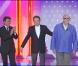 Claude Sérillon, Michel Drucker et Jean-Pierre Coffe lors de l'enregistrement de l'émission Vivement Dimanche le 22 septembre 2010 (diffusion le 26 septembre)