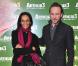 Karine Silla et Vincent Perez à l'avant-première d'Arthur 3, à l'UGC Ciné Cité Bercy, le 26 septembre 2010