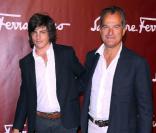 Edoardo Ferragamo et Leonardo Ferragamo lors de la soirée Salvatore Ferragamo à Milan, le 26 septembre 2010 