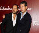 Massimiliano Giornetti et Stefano Tonchi lors de la soirée Salvatore Ferragamo à Milan, le 26 septembre 2010